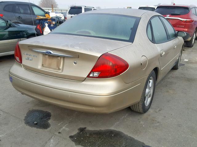 1FAFP55U11A213863 - 2001 FORD TAURUS SES CREAM photo 4