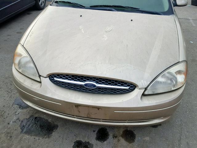 1FAFP55U11A213863 - 2001 FORD TAURUS SES CREAM photo 9