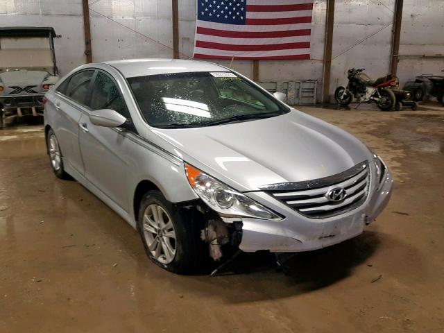 5NPEB4AC3EH887684 - 2014 HYUNDAI SONATA GLS SILVER photo 1