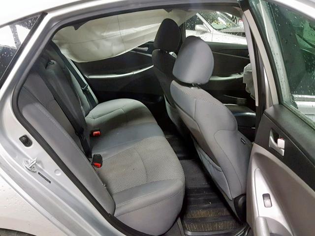 5NPEB4AC3EH887684 - 2014 HYUNDAI SONATA GLS SILVER photo 6