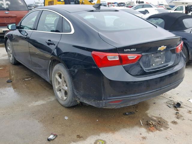 1G1ZB5ST3HF208039 - 2017 CHEVROLET MALIBU LS BLACK photo 3