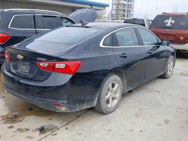 1G1ZB5ST3HF208039 - 2017 CHEVROLET MALIBU LS BLACK photo 4
