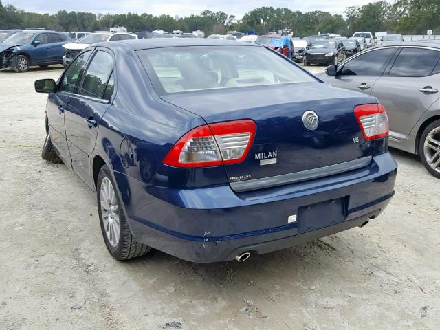 3MEFM08106R649526 - 2006 MERCURY MILAN PREM BLUE photo 3