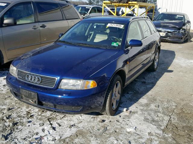 WAUGD28DXWA144189 - 1998 AUDI A4 2.8 AVA BLUE photo 2