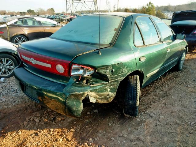 1G1JF52F337290935 - 2003 CHEVROLET CAVALIER L GREEN photo 4