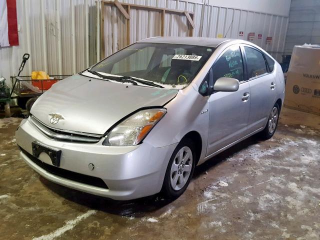 JTDKB20U187740595 - 2008 TOYOTA PRIUS SILVER photo 2