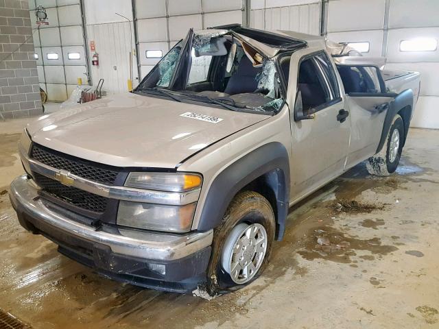 1GCDT136X68161397 - 2006 CHEVROLET COLORADO TAN photo 2