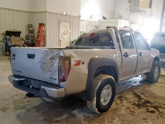 1GCDT136X68161397 - 2006 CHEVROLET COLORADO TAN photo 4