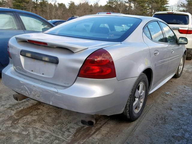 2G2WS522251208168 - 2005 PONTIAC GRAND PRIX SILVER photo 4