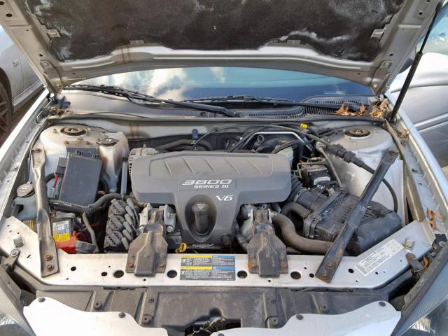 2G2WS522251208168 - 2005 PONTIAC GRAND PRIX SILVER photo 7