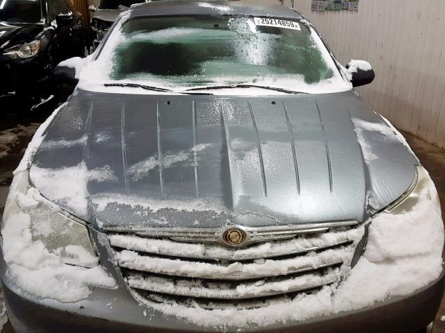 1C3LC46K58N147924 - 2008 CHRYSLER SEBRING LX SILVER photo 9