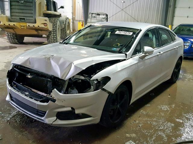 3FA6P0T9XGR141559 - 2016 FORD FUSION SE SILVER photo 2