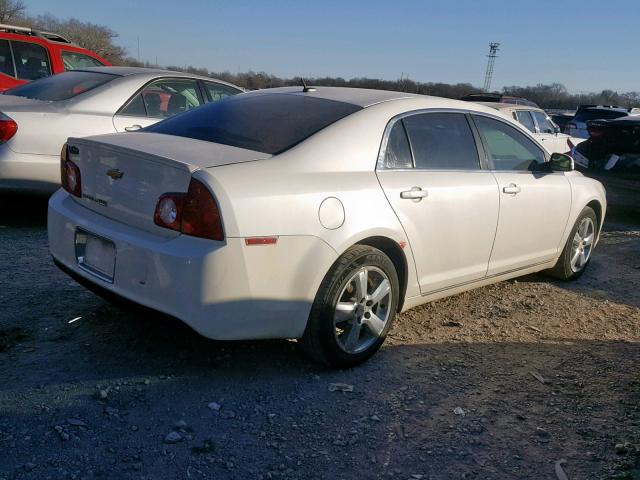 1G1ZC5EB8AF278724 - 2010 CHEVROLET MALIBU 1LT WHITE photo 4