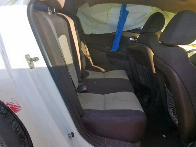 1G1ZC5EB8AF278724 - 2010 CHEVROLET MALIBU 1LT WHITE photo 6