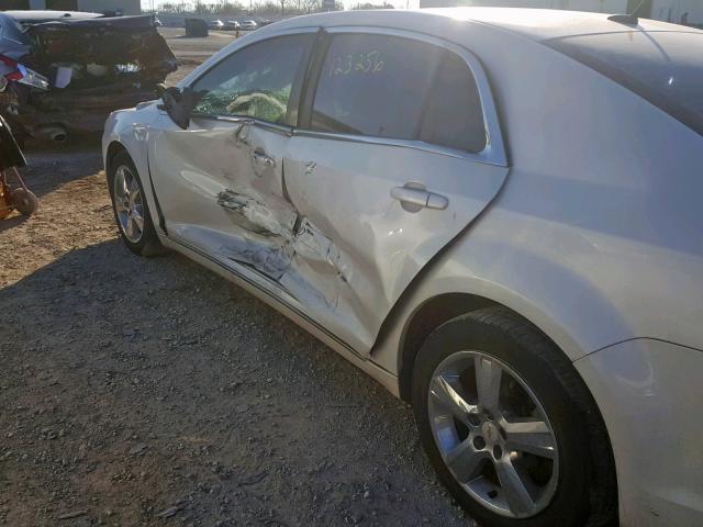 1G1ZC5EB8AF278724 - 2010 CHEVROLET MALIBU 1LT WHITE photo 9