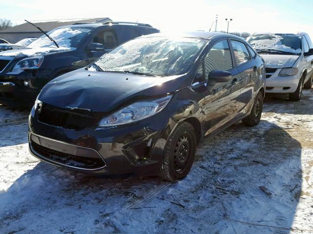 3FADP4AJ1BM206767 - 2011 FORD FIESTA S BLACK photo 2