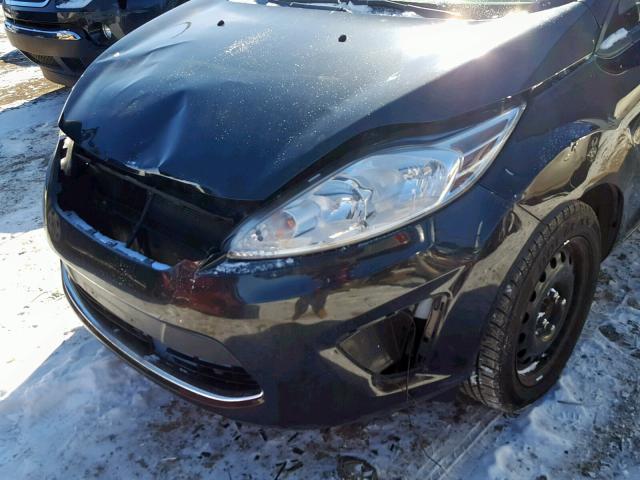 3FADP4AJ1BM206767 - 2011 FORD FIESTA S BLACK photo 9