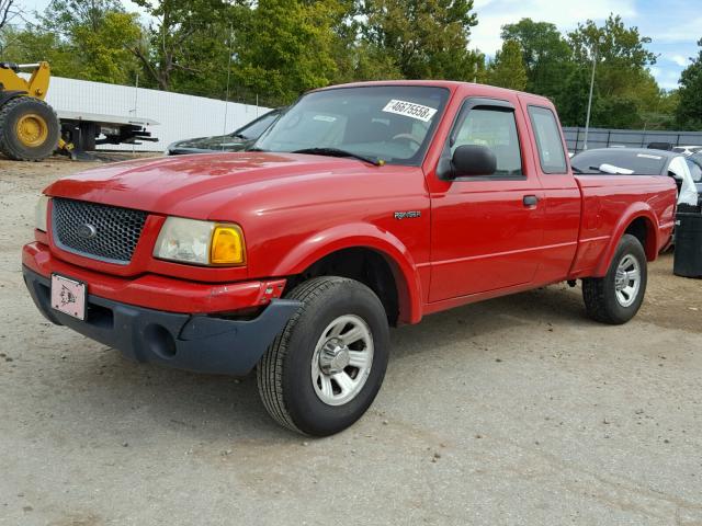 1FTYR14E73PA33853 - 2003 FORD RANGER SUP RED photo 2