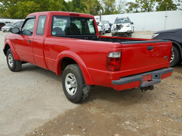 1FTYR14E73PA33853 - 2003 FORD RANGER SUP RED photo 3