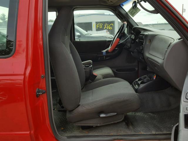 1FTYR14E73PA33853 - 2003 FORD RANGER SUP RED photo 5