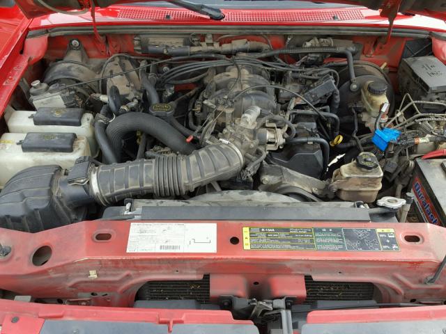 1FTYR14E73PA33853 - 2003 FORD RANGER SUP RED photo 7