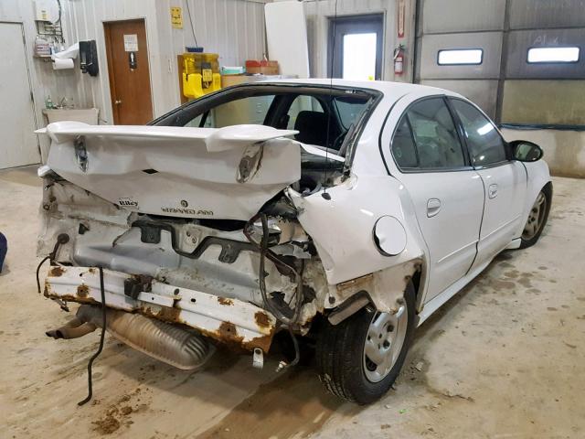1G2NF52E74M707528 - 2004 PONTIAC GRAND AM S WHITE photo 4