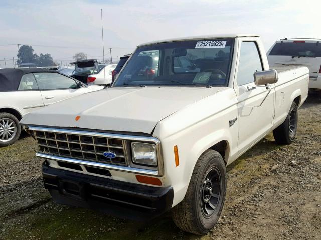 1FTBR10T5JUE09989 - 1988 FORD RANGER WHITE photo 2