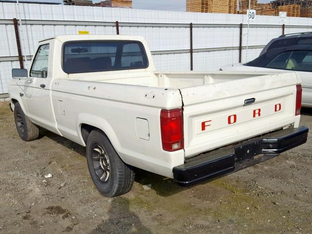 1FTBR10T5JUE09989 - 1988 FORD RANGER WHITE photo 3