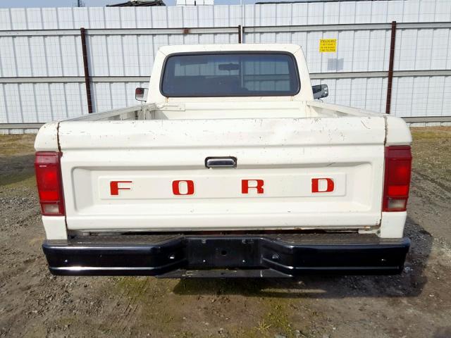 1FTBR10T5JUE09989 - 1988 FORD RANGER WHITE photo 6