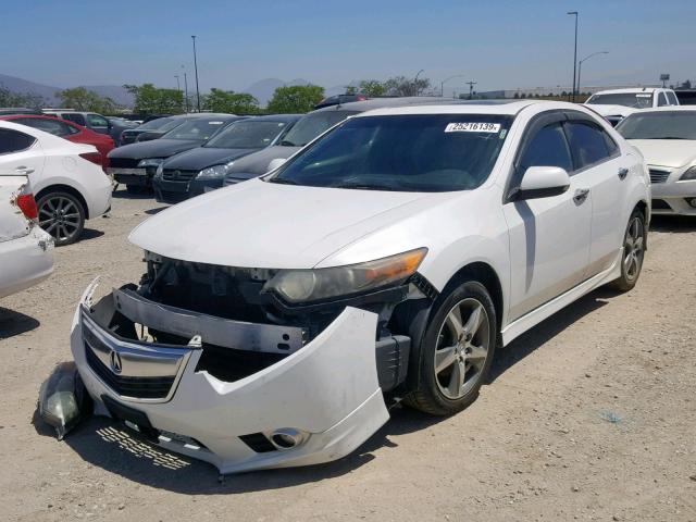 JH4CU2F83CC021789 - 2012 ACURA TSX SE WHITE photo 2