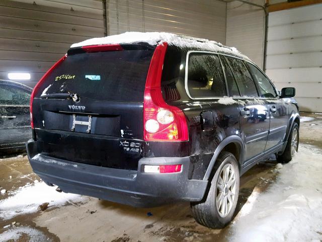 YV1CZ91H841107898 - 2004 VOLVO XC90 T6 BLACK photo 4