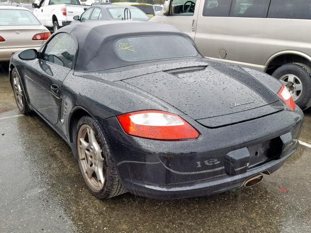 WP0CA29805U711373 - 2005 PORSCHE BOXSTER BLACK photo 3