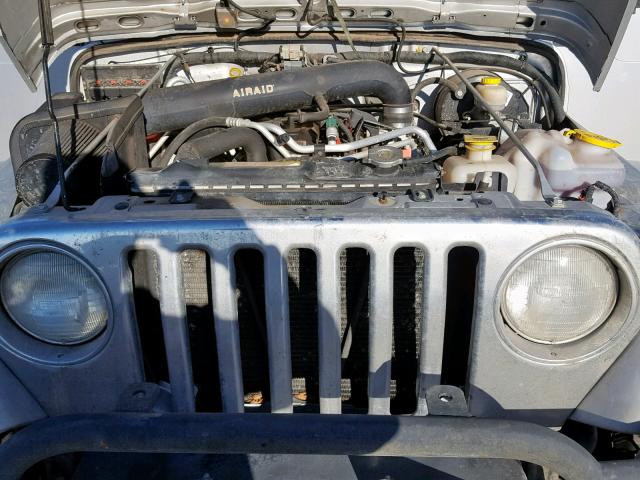 1J4FA44SX6P762661 - 2006 JEEP WRANGLER / SILVER photo 7