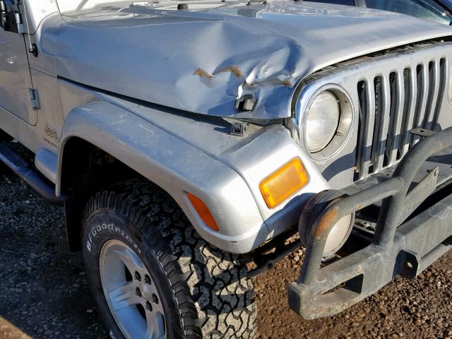 1J4FA44SX6P762661 - 2006 JEEP WRANGLER / SILVER photo 9