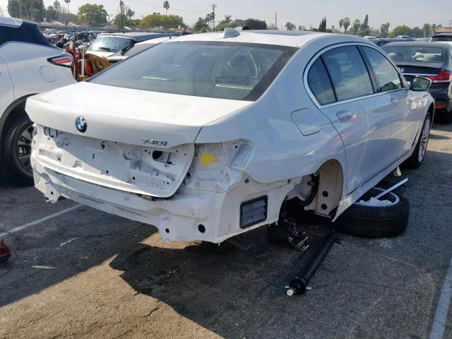WBA7E2C57HG739871 - 2017 BMW 740 I WHITE photo 4