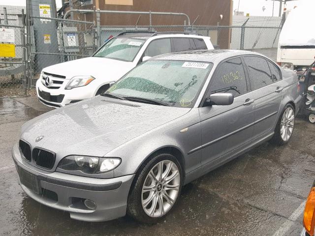 WBAEV53404KM33084 - 2004 BMW 330 I GRAY photo 2