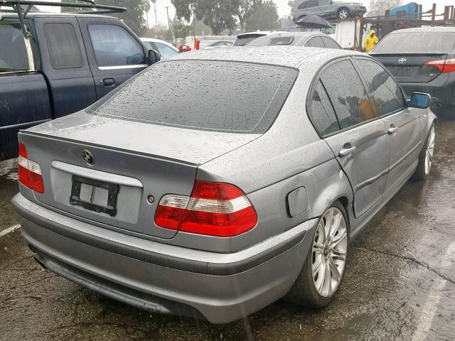 WBAEV53404KM33084 - 2004 BMW 330 I GRAY photo 4