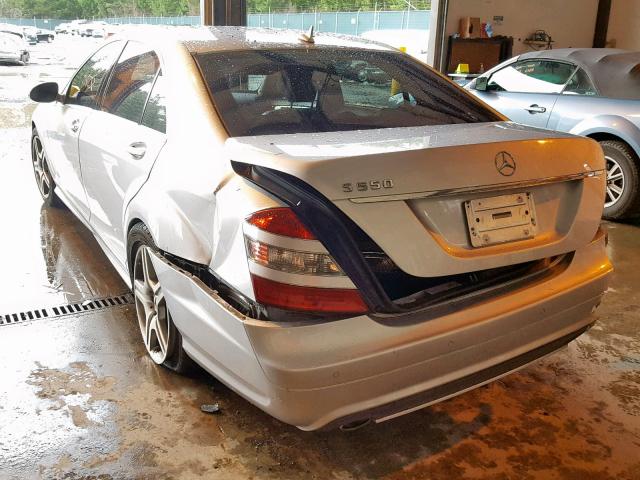 WDDNG71X27A110211 - 2007 MERCEDES-BENZ S 550 SILVER photo 3