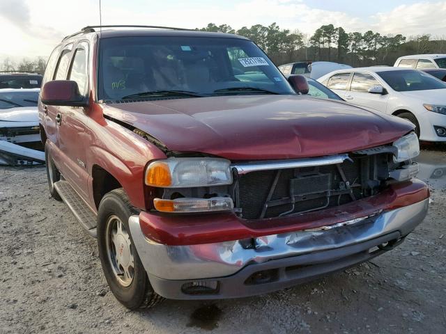 1GKEC13T31R181427 - 2001 GMC YUKON MAROON photo 1