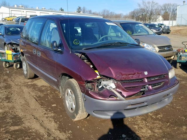 2B4FP2538XR398043 - 1999 DODGE CARAVAN MAROON photo 1