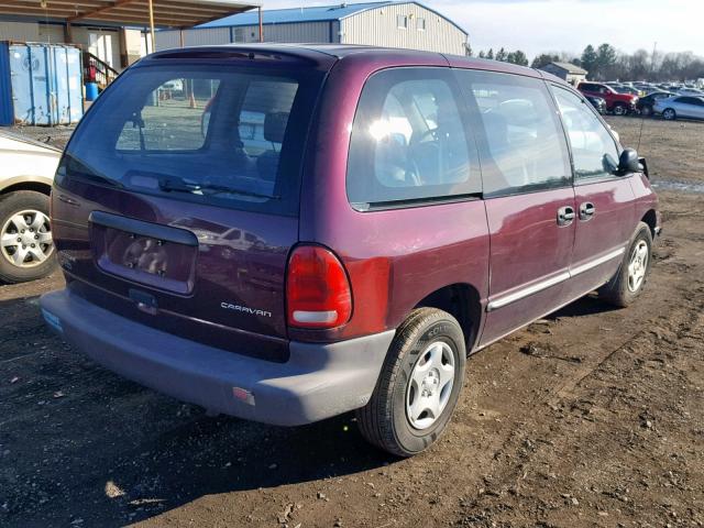 2B4FP2538XR398043 - 1999 DODGE CARAVAN MAROON photo 4