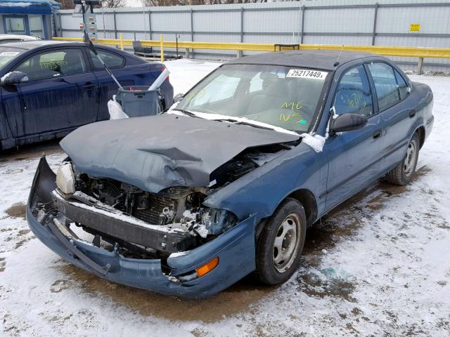 1Y1SK5268SZ061169 - 1995 GEO PRIZM BASE GREEN photo 2