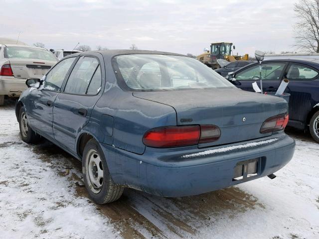 1Y1SK5268SZ061169 - 1995 GEO PRIZM BASE GREEN photo 3