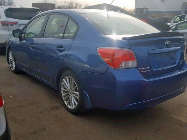 JF1GJAD66EH020719 - 2014 SUBARU IMPREZA PR BLUE photo 3