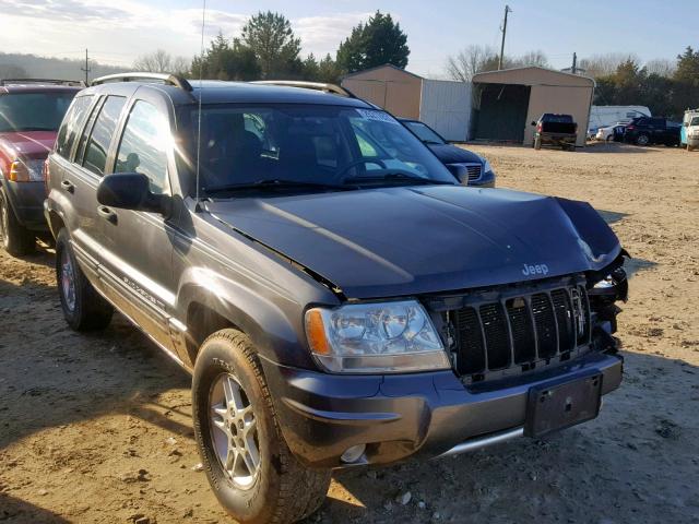 1J4GW48S34C256688 - 2004 JEEP GRAND CHER GRAY photo 1