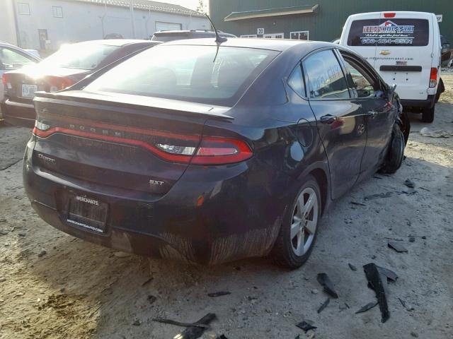 1C3CDFBB5GD564270 - 2016 DODGE DART SXT BLACK photo 4