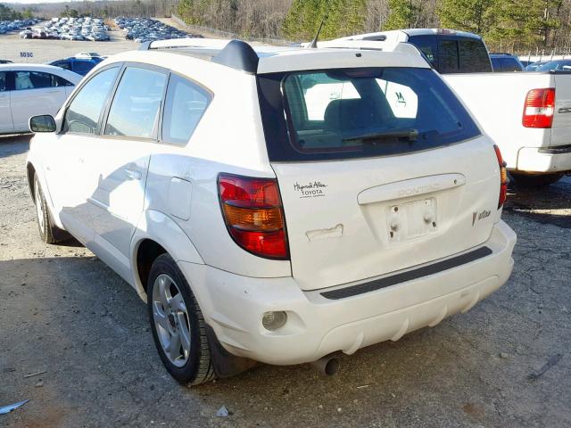 5Y2SL63885Z409807 - 2005 PONTIAC VIBE WHITE photo 3