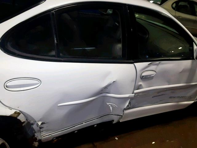 1G2WP52K4WF296099 - 1998 PONTIAC GRAND PRIX WHITE photo 9