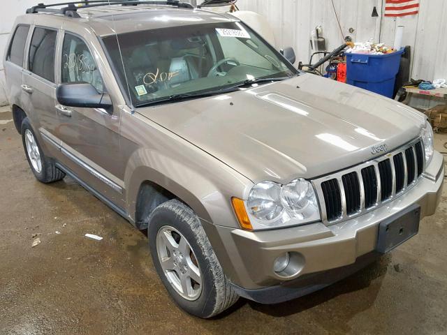 1J8HR58N55C729874 - 2005 JEEP GRAND CHER TAN photo 1