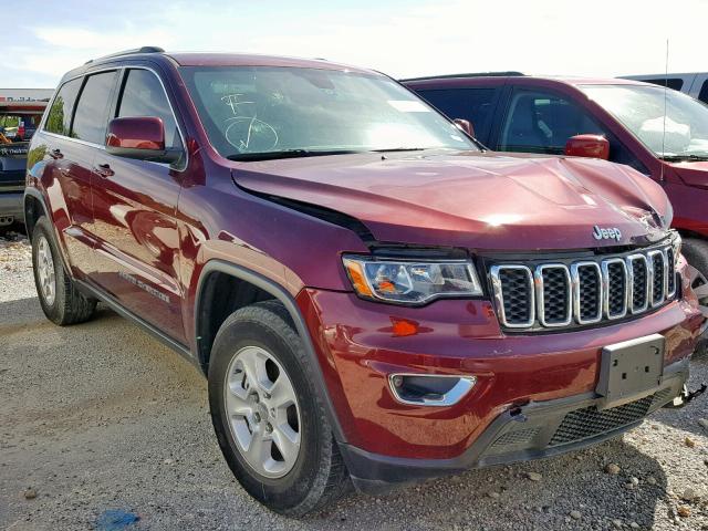 1C4RJEAG2HC950206 - 2017 JEEP GRAND CHER MAROON photo 1